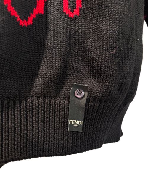 FENDI（フェンディ）FENDI (フェンディ) ARTIST ALLOVER SWEATER マルチカラー サイズ:50の古着・服飾アイテム