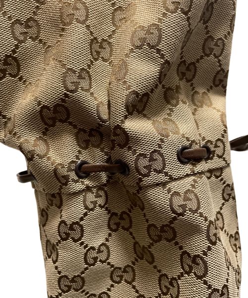 GUCCI（グッチ）GUCCI (グッチ) GG柄ロングブーツ ブラウン サイズ:36の古着・服飾アイテム