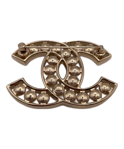 CHANEL（シャネル）CHANEL (シャネル) ココマークパールブローチ ゴールド サイズ:-の古着・服飾アイテム