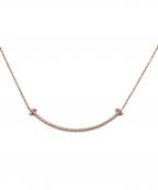 TIFFANY & Co.ティファニー）の古着「Tスマイル スモール ダイヤモンド ネックレス」