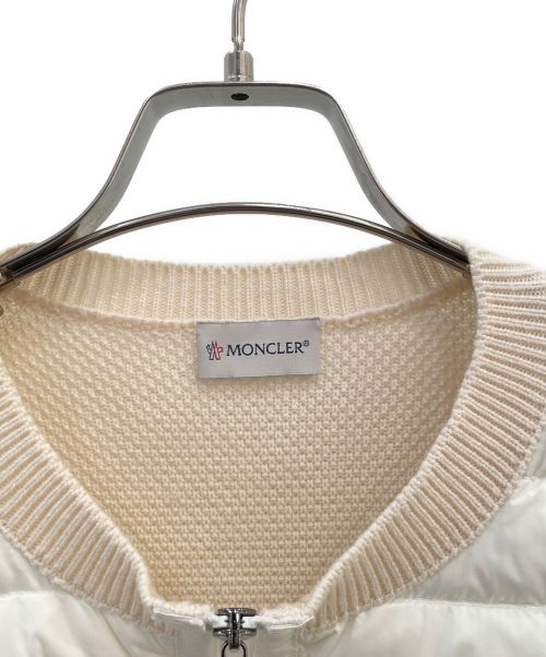 MONCLER（モンクレール）MONCLER (モンクレール) MAGLIONE ダウンジャケット ベージュ サイズ:Mの古着・服飾アイテム