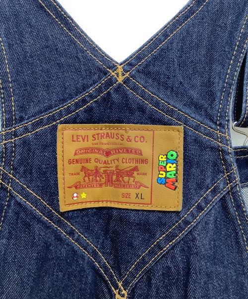 LEVI'S PReMIUM（リーバイス プレミアム）LEVI'S PReMIUM (リーバイスプレミアム) SUPER MARIO (スーパーマリオ) マリオコラボオールインワン インディゴ サイズ:XLの古着・服飾アイテム