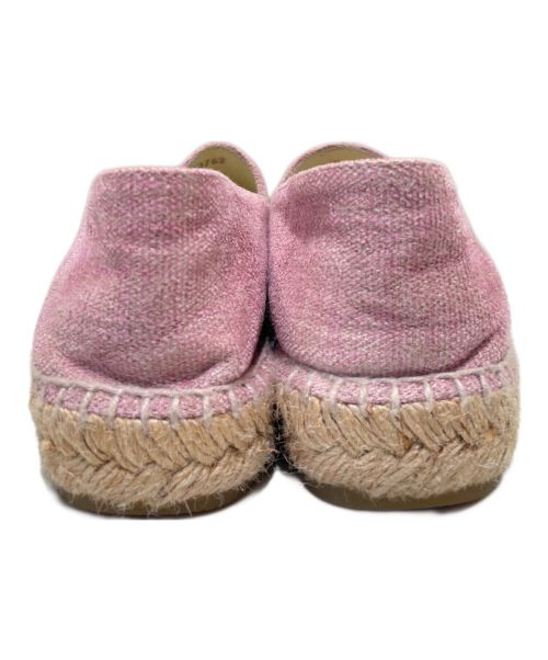 CHANEL（シャネル）CHANEL (シャネル) エスパドリーユ ピンク サイズ:36の古着・服飾アイテム