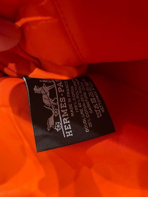 HERMES（エルメス）HERMES (エルメス) ボリードポーチミニ ブラック×タン サイズ:ミニの古着・服飾アイテム