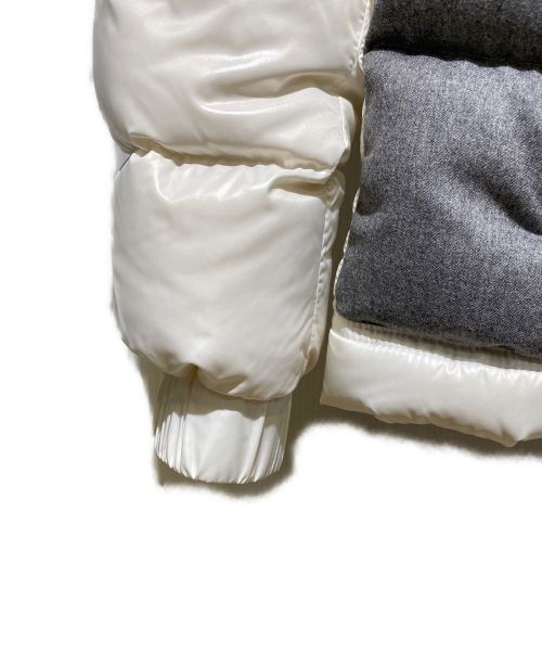 MONCLER（モンクレール）MONCLER (モンクレール) BONNAT/down jacket（ダウンジャケット） アイボリー サイズ:12Aの古着・服飾アイテム