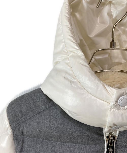 MONCLER（モンクレール）MONCLER (モンクレール) BONNAT/down jacket（ダウンジャケット） アイボリー サイズ:12Aの古着・服飾アイテム