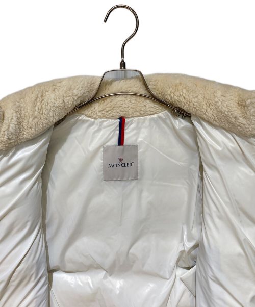 MONCLER（モンクレール）MONCLER (モンクレール) BONNAT/down jacket（ダウンジャケット） アイボリー サイズ:12Aの古着・服飾アイテム