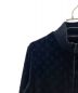 中古・古着 LOUIS VUITTON (ルイ ヴィトン) コットンベロアモノグラムジャケット ブラック サイズ:M：110000円