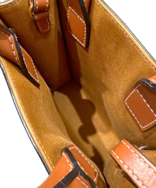 CELINE（セリーヌ）CELINE (セリーヌ) バーティカルカバ ミニ ブラウン サイズ:ミニの古着・服飾アイテム