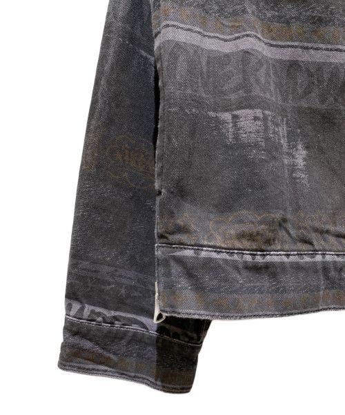 sacai（サカイ）sacai (サカイ) eric haze (エリックヘイズ) 23SS Eric Haze Denim Blouson（エリックヘイズデニムブルゾン） グレー サイズ:3の古着・服飾アイテム
