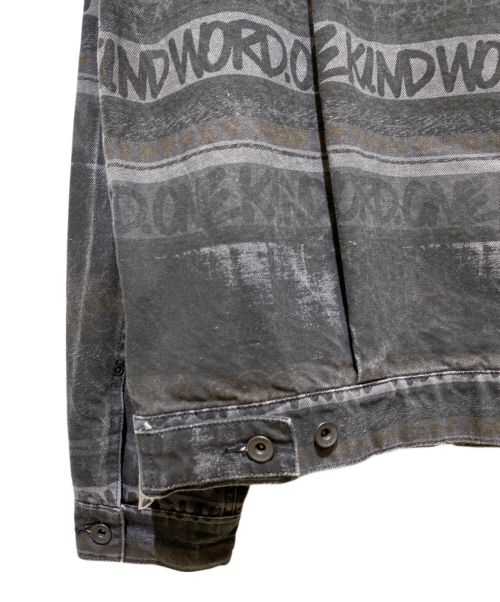 sacai（サカイ）sacai (サカイ) eric haze (エリックヘイズ) 23SS Eric Haze Denim Blouson（エリックヘイズデニムブルゾン） グレー サイズ:3の古着・服飾アイテム