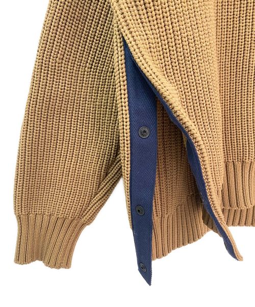 sacai（サカイ）sacai (サカイ) Knit Pullover ブラウン サイズ:1の古着・服飾アイテム