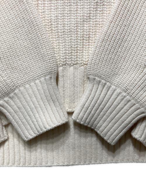 sacai（サカイ）sacai (サカイ) ショート丈ニット ホワイト サイズ:3の古着・服飾アイテム