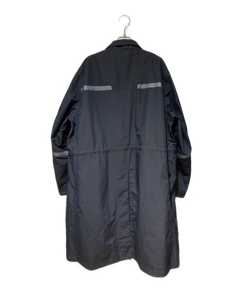 sacai（サカイ）sacai (サカイ) Ripstop nylon military coat（リップストップナイロンミリタリーコート） ダークネイビー サイズ:3の古着・服飾アイテム