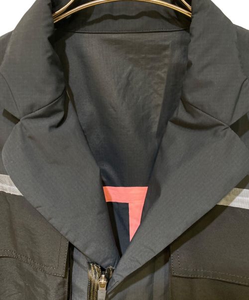 sacai（サカイ）sacai (サカイ) Ripstop nylon military coat（リップストップナイロンミリタリーコート） ダークネイビー サイズ:3の古着・服飾アイテム