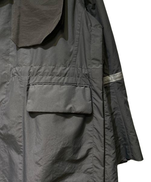 sacai（サカイ）sacai (サカイ) Ripstop nylon military coat（リップストップナイロンミリタリーコート） ダークネイビー サイズ:3の古着・服飾アイテム