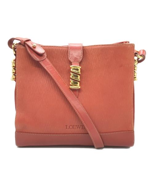 LOEWE（ロエベ）LOEWE (ロエベ) ショルダーバッグ レッド サイズ:下記参照の古着・服飾アイテム