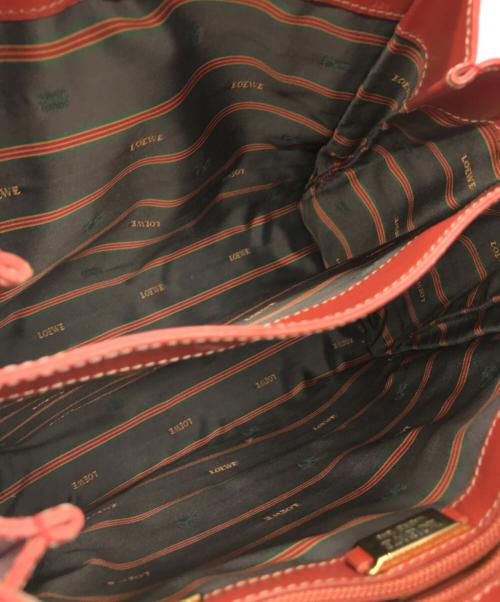 LOEWE（ロエベ）LOEWE (ロエベ) ショルダーバッグ レッド サイズ:下記参照の古着・服飾アイテム