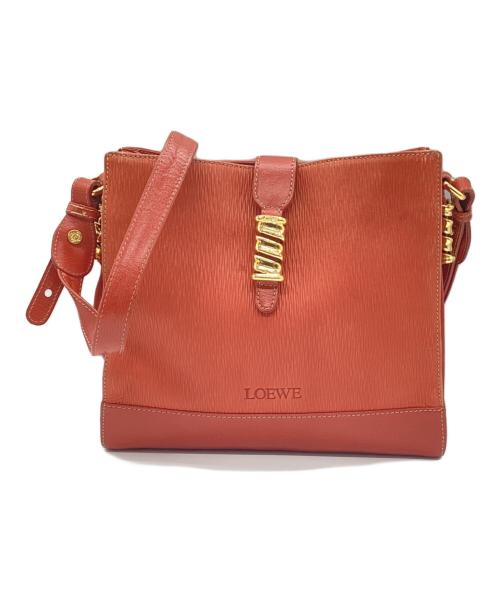 LOEWE（ロエベ）LOEWE (ロエベ) ベラスケス ショルダーバッグ  レッド サイズ:-の古着・服飾アイテム