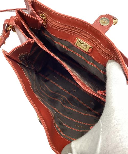 LOEWE（ロエベ）LOEWE (ロエベ) ベラスケス ショルダーバッグ  レッド サイズ:-の古着・服飾アイテム