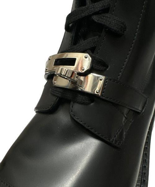 HERMES（エルメス）HERMES (エルメス) ファンク ショートブーツ ブラック サイズ:39の古着・服飾アイテム