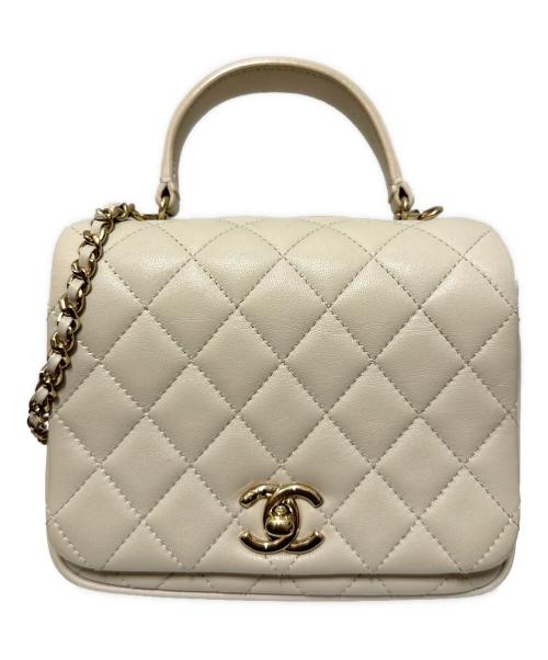 CHANEL（シャネル）CHANEL (シャネル) マトラッセ チェーンショルダーバッグ ホワイトの古着・服飾アイテム