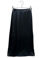MONCLERモンクレール）の古着「SKIRT / ロングスカート」｜ブラック