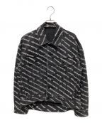 ALEXANDER WANGアレキサンダー・ワン）の古着「ALL OVER LOGO DENIM JACKET」｜ブラック