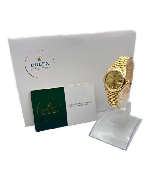ROLEX（ロレックス）ROLEX (ロレックス) デイトジャスト 10Pダイヤ Ref.69178G シャンパン文字盤 サイズ:26mmの古着・服飾アイテム