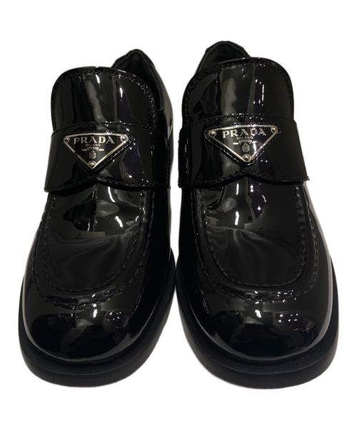 PRADA（プラダ）PRADA (プラダ) エナメルパンプス ブラック サイズ:36 1/2の古着・服飾アイテム