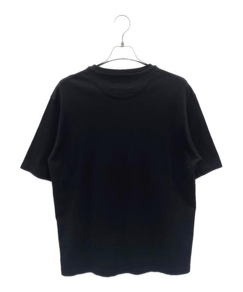 PRADA（プラダ）PRADA (プラダ) トライアングルプレートコットンTシャツ ブラック サイズ:XLの古着・服飾アイテム
