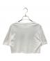 CELINE (セリーヌ) クロップド CELINE Tシャツ / コットンジャージー ホワイト サイズ:XS：70000円