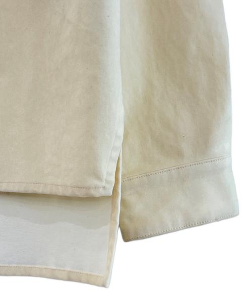 Dior（ディオール）Dior (ディオール) Travis Scott (トラヴィス スコット) cactus jack (カクタス・ジャック) ×Travis Scott バックロゴ 刺繍 コーチジャケット アイボリー サイズ:48の古着・服飾アイテム