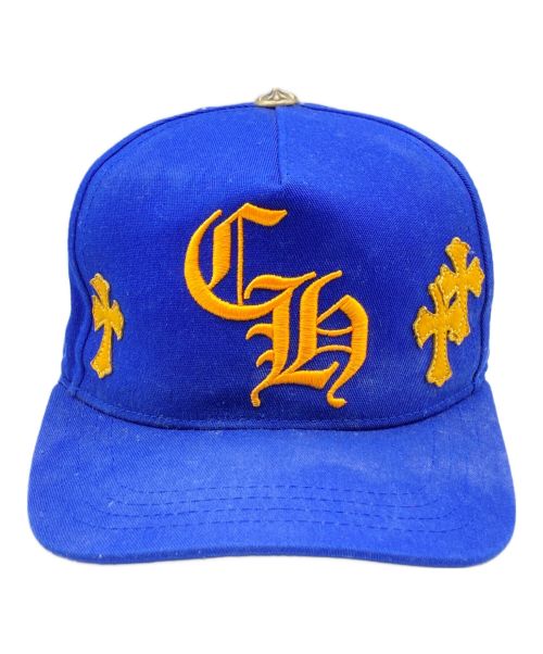 CHROME HEARTS（クロムハーツ）CHROME HEARTS (クロムハーツ) CH HAT クロスパッチキャップ ブルー サイズ:ONE SIZEの古着・服飾アイテム