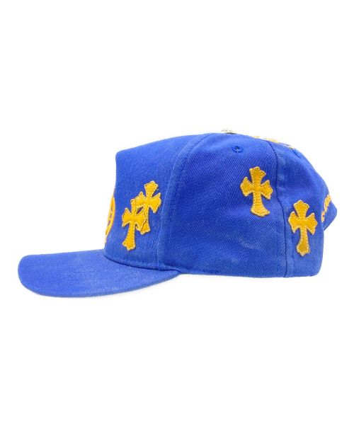 CHROME HEARTS（クロムハーツ）CHROME HEARTS (クロムハーツ) CH HAT クロスパッチキャップ ブルー サイズ:ONE SIZEの古着・服飾アイテム