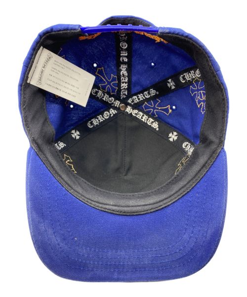 CHROME HEARTS（クロムハーツ）CHROME HEARTS (クロムハーツ) CH HAT クロスパッチキャップ ブルー サイズ:ONE SIZEの古着・服飾アイテム