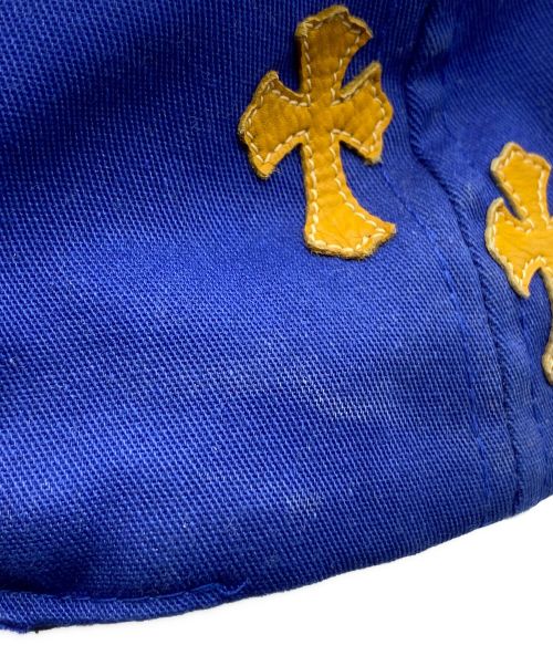 CHROME HEARTS（クロムハーツ）CHROME HEARTS (クロムハーツ) CH HAT クロスパッチキャップ ブルー サイズ:ONE SIZEの古着・服飾アイテム