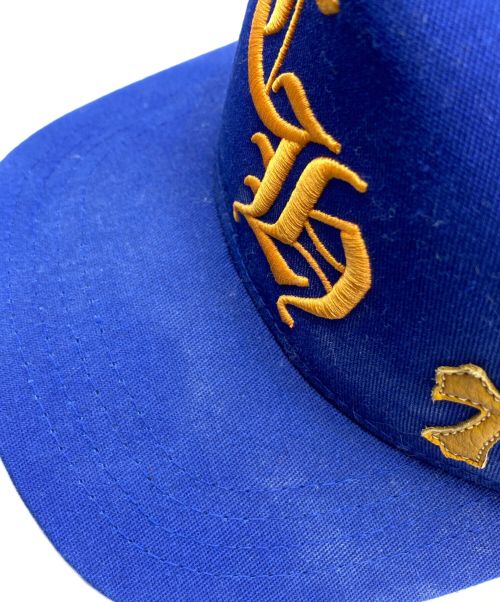 CHROME HEARTS（クロムハーツ）CHROME HEARTS (クロムハーツ) CH HAT クロスパッチキャップ ブルー サイズ:ONE SIZEの古着・服飾アイテム