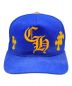 CHROME HEARTS (クロムハーツ) CH HAT クロスパッチキャップ ブルー サイズ:ONE SIZE：110000円