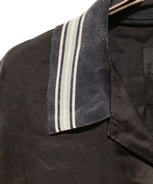 PRADA（プラダ）PRADA (プラダ) Short sleeve silk twill shirt（半袖シルクツイルシャツ） ブラック サイズ:XXLの古着・服飾アイテム