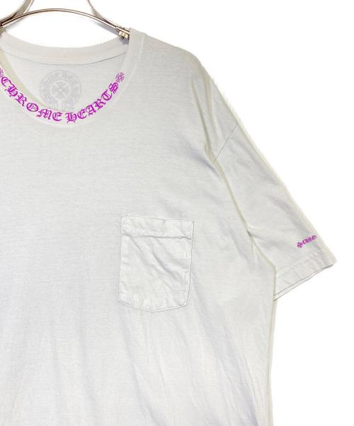 CHROME HEARTS（クロムハーツ）CHROME HEARTS (クロムハーツ) 半袖カットソー ホワイト サイズ:XXLの古着・服飾アイテム