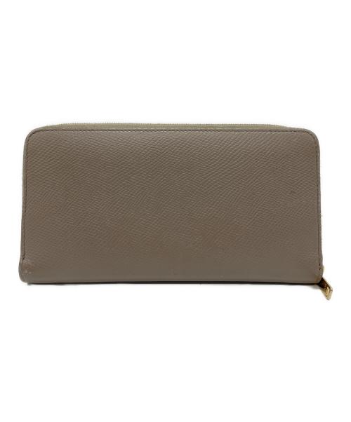 CELINE（セリーヌ）CELINE (セリーヌ) ジップロングウォレット ベージュの古着・服飾アイテム