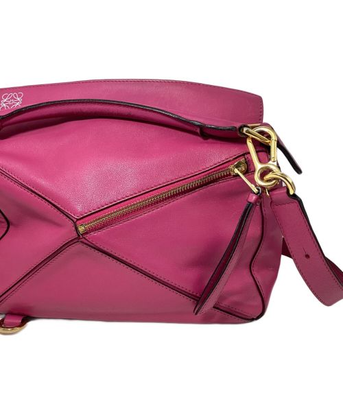 LOEWE（ロエベ）LOEWE (ロエベ) Puzzle Bag Small（パズルバッグ/スモール） ピンク サイズ:Smallの古着・服飾アイテム