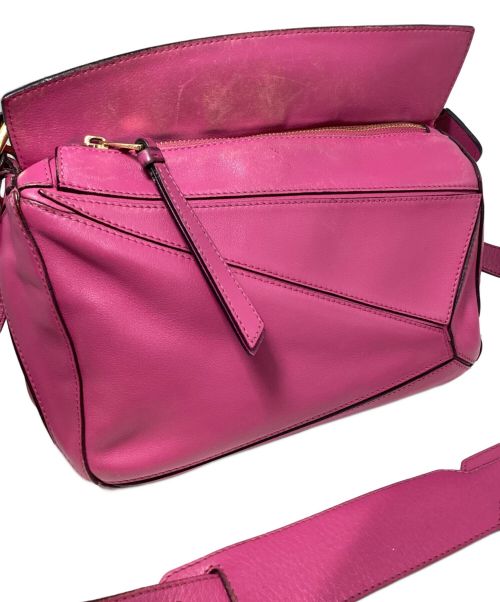 LOEWE（ロエベ）LOEWE (ロエベ) Puzzle Bag Small（パズルバッグ/スモール） ピンク サイズ:Smallの古着・服飾アイテム
