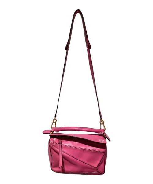 LOEWE（ロエベ）LOEWE (ロエベ) Puzzle Bag Small（パズルバッグ/スモール） ピンク サイズ:Smallの古着・服飾アイテム