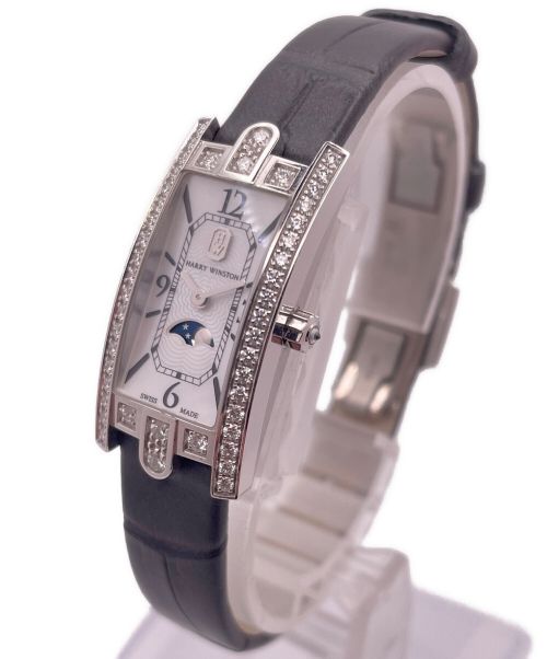 HARRY WINSTON（ハリーウィンストン）HARRY WINSTON (ハリーウィンストン) Avenue C Mini Moon Phase Ref.AVCQMP16WW001 ネイビーの古着・服飾アイテム