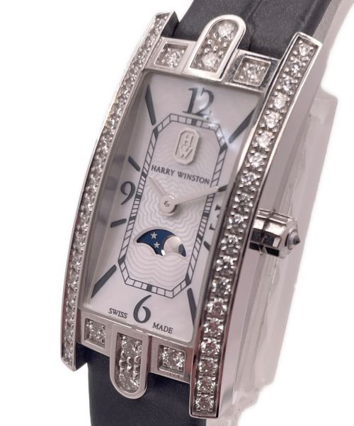 HARRY WINSTON（ハリーウィンストン）HARRY WINSTON (ハリーウィンストン) Avenue C Mini Moon Phase Ref.AVCQMP16WW001 ネイビーの古着・服飾アイテム