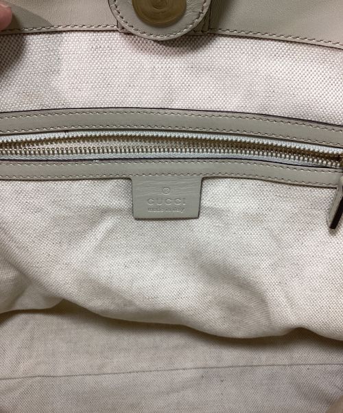GUCCI（グッチ）GUCCI (グッチ) GG canvas tote bag（GGキャンバストートバッグ） ベージュ サイズ:-の古着・服飾アイテム