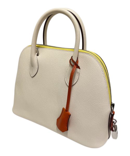 HERMES（エルメス）HERMES (エルメス) ボリード1923 25 トリコロール ジョーヌシトロン×テールバリュー×ナタ サイズ:25の古着・服飾アイテム