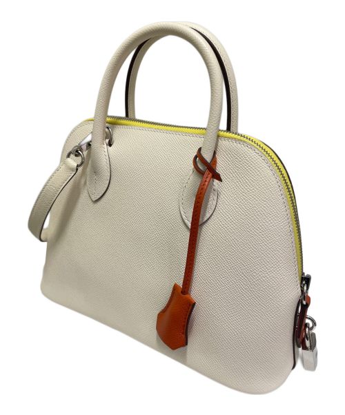 HERMES（エルメス）HERMES (エルメス) ボリード1923 25 トリコロール ジョーヌシトロン×テールバリュー×ナタ サイズ:25の古着・服飾アイテム
